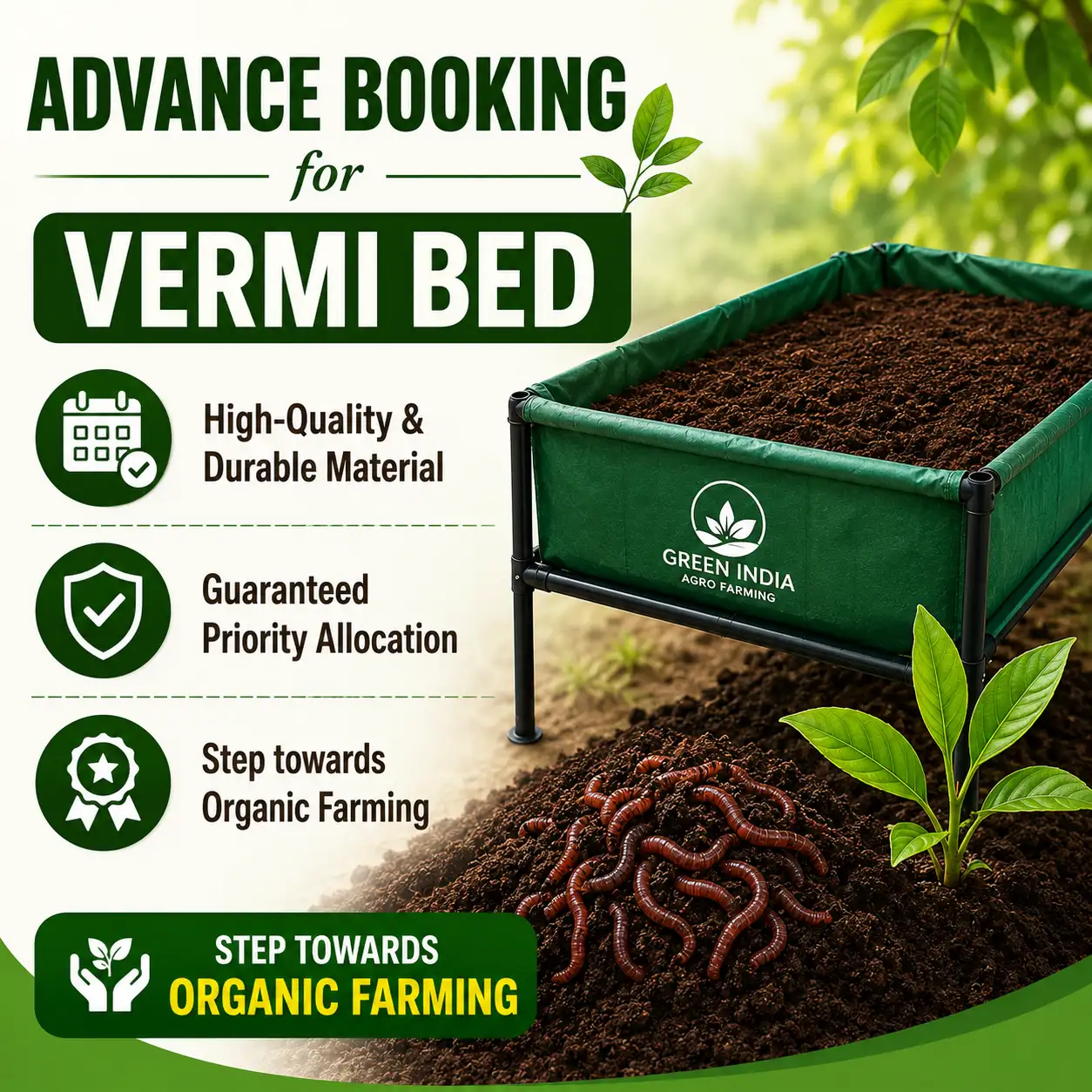 Vermi Bed Booking